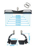 Professional Lat Pulldown Station with V Handle and T-Bar Attachment
