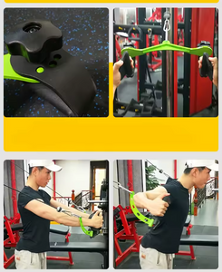 Professional Lat Pulldown Station with V Handle and T-Bar Attachment