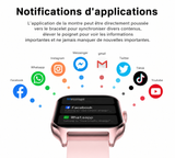 Montre connectée sportive, tracker de fitness & moniteur de sommeil pour iOS et Android