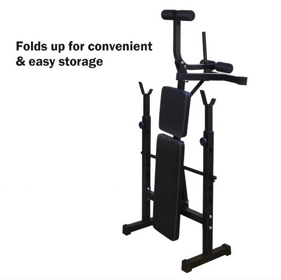 Home Gym Pro – Complete Weight Training Station & Olympic Bench